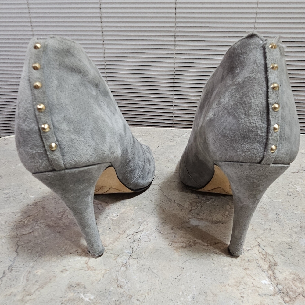 Halogen grey suede bootie heels - Picture 6 of 8